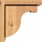 Ekena Millwork Del Monte Smooth Corbel w/Backplate, Western Red Cedar, 7 1/2"W x 10"D x 10"H COR08X10X10DEL01SWR - alternate 4